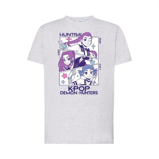 Camiseta  DEMON HUNTERS K-POP WHITE  # 1512 [2]