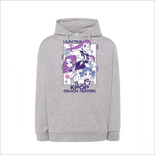 Sudadera Capucha DEMON HUNTERS K-POP WHITE  # 1512 [4]