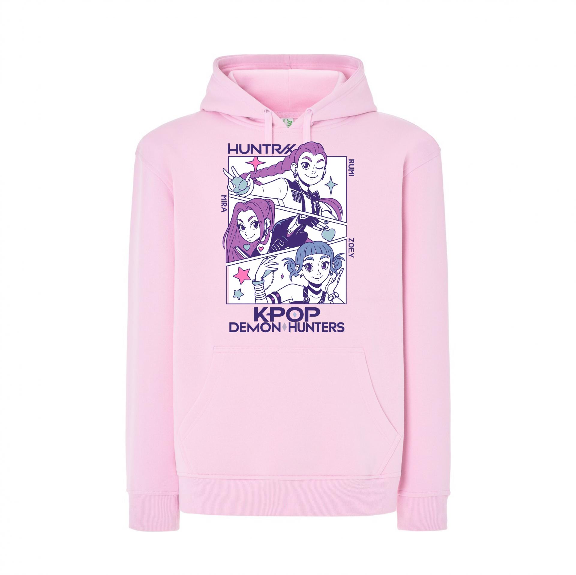 Sudadera Capucha DEMON HUNTERS K-POP WHITE # 1512