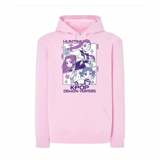Sudadera Capucha DEMON HUNTERS K-POP WHITE  # 1512 [0]
