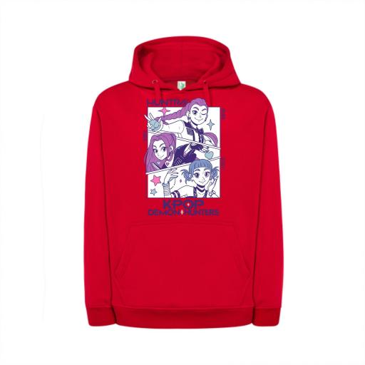 Sudadera Capucha DEMON HUNTERS K-POP WHITE  # 1512 [3]