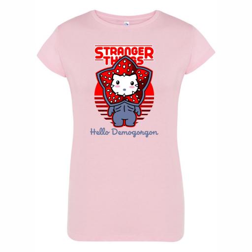 Camiseta Entallada STRANGER THINGS HELLO DEMO # 1659 [0]