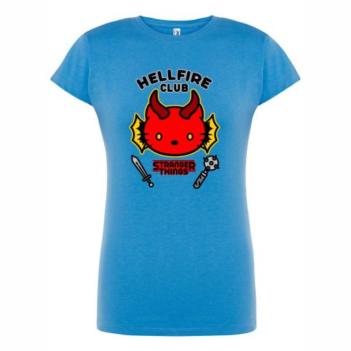 Camiseta Entallada STRANGER THINGS KITTY HELLFIRE # 1660 [0]