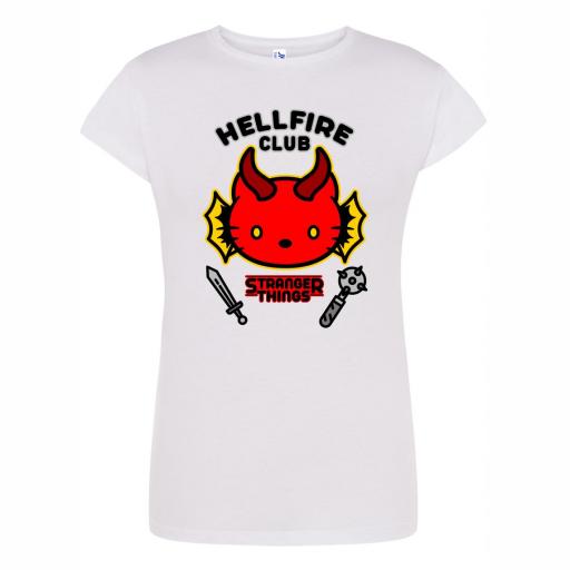 Camiseta Entallada STRANGER THINGS KITTY HELLFIRE # 1660 [1]