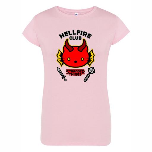Camiseta Entallada STRANGER THINGS KITTY HELLFIRE # 1660 [2]