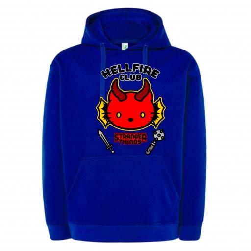 SUDADERA CON CAPUCHA STRANGER THINGS KITTY HELLFIRE # 1660 [7]