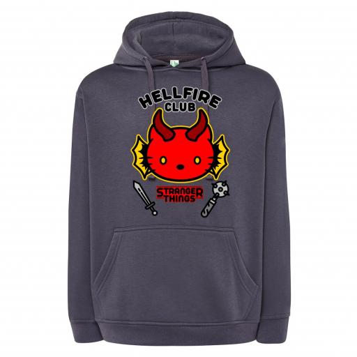 SUDADERA CON CAPUCHA STRANGER THINGS KITTY HELLFIRE # 1660 [1]
