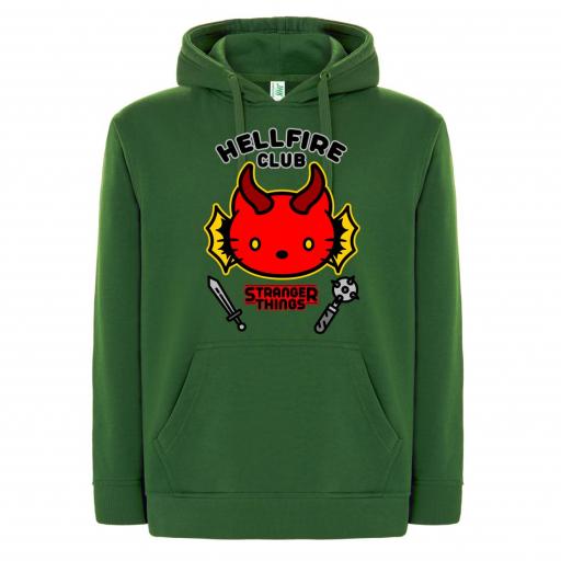 SUDADERA CON CAPUCHA STRANGER THINGS KITTY HELLFIRE # 1660 [2]
