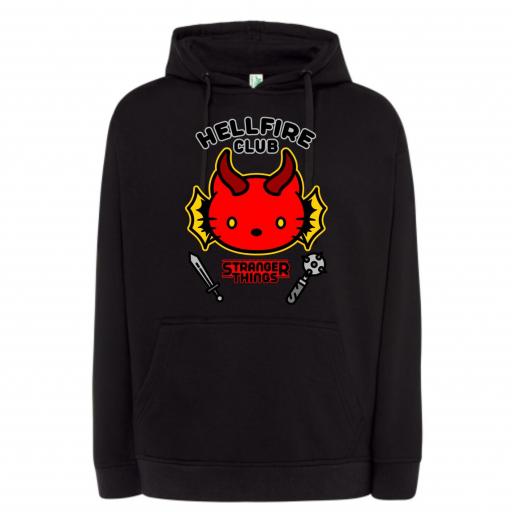 SUDADERA CON CAPUCHA STRANGER THINGS KITTY HELLFIRE # 1660 [0]