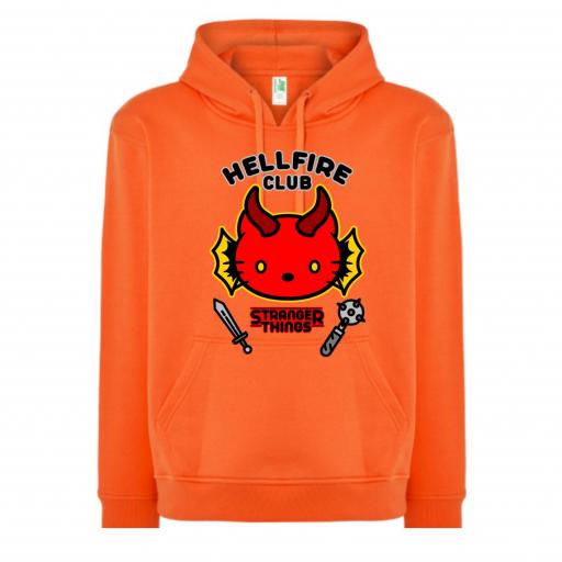SUDADERA CON CAPUCHA STRANGER THINGS KITTY HELLFIRE # 1660 [4]