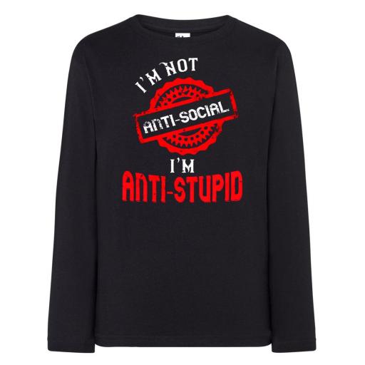 CAMISETA No soy Anti Social # 1669 [6]