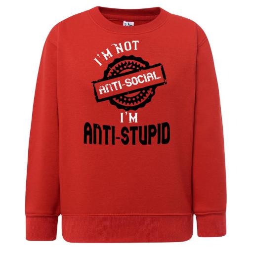 Sudadera Cuello Redondo No soy Anti Social # 1669 [5]