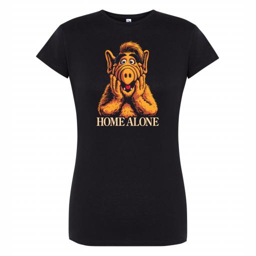 Camiseta Entallada Chica ALF Home Alone # 1744