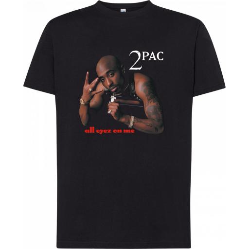 Camiseta 2Pac  - Manga corta y larga - 100% algodón