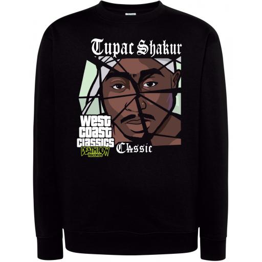 Sudadera Cuello Redondo 2Pac Shakur