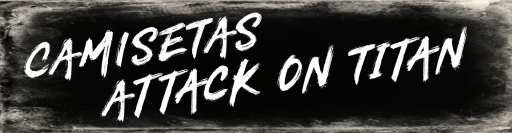 Camisetas de Attack on Titan