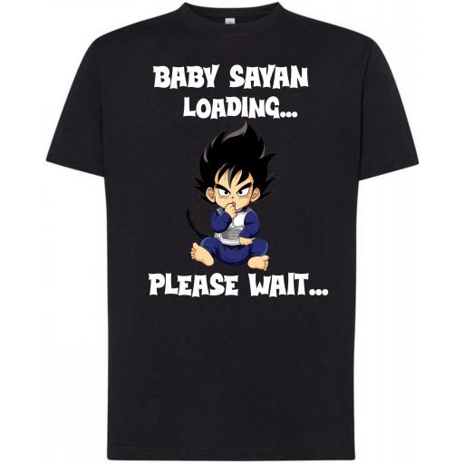 Camiseta Dragon Ball Baby Loading Vegeta