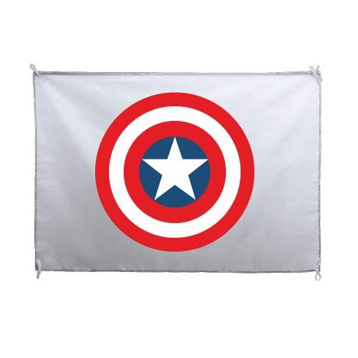 Bandera ESCUDO CAPITAN AMERICA # B220