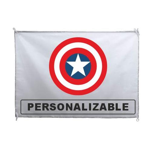 Bandera ESCUDO CAPITAN AMERICA # B220 [1]