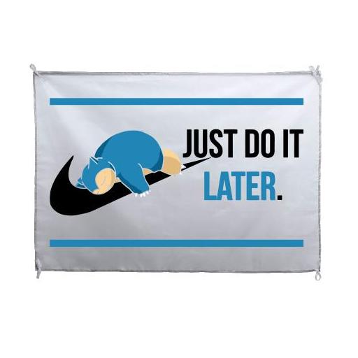 Bandera JUST DO IT LATER # B2525