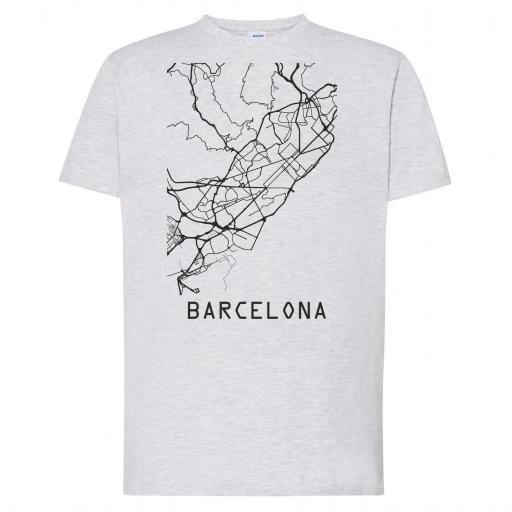 CAMISETA BARCELONA # 1580 - manga corta / larga - 100 % algodón [2]