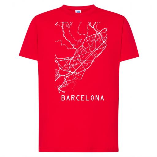 CAMISETA BARCELONA # 1580 - manga corta / larga - 100 % algodón [4]