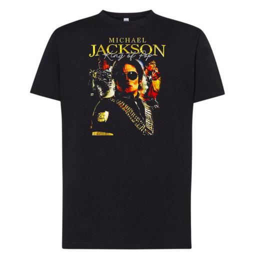 CAMISETA MICHAEL JACKSON KING OF POP # M791
