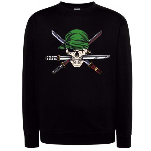 Sudadera Cuello Redondo - One Piece Zoro