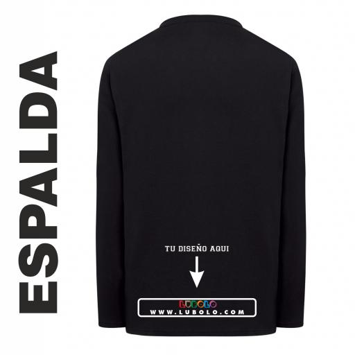 CAMISETA PERSONALIZADA con diseño de LUBOLO en la espalda - Manga Corta y Larga [1]