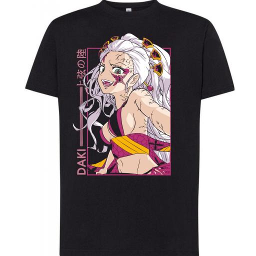 Camiseta Daki Luna Superior Seis Demon Slayer -  100% algodón