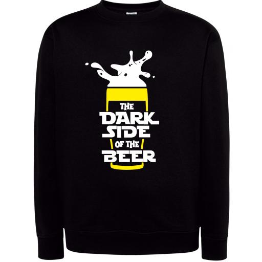 Sudadera Cuello Redondo - The Darck Side of the Beer