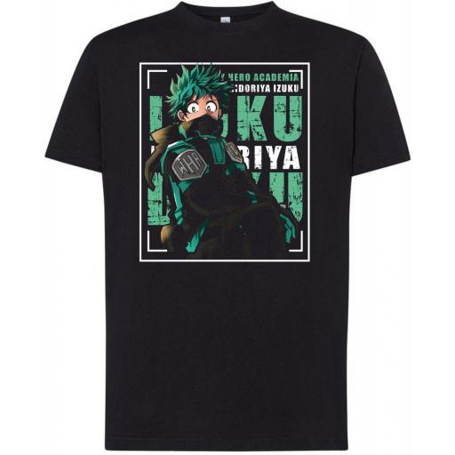 Camiseta 100% algodón Deku My Heroe Academy