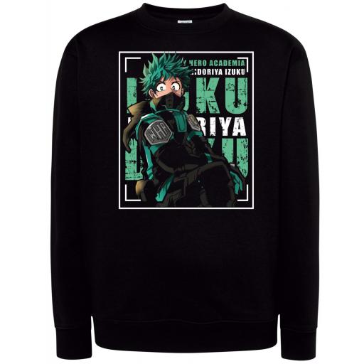 Sudadera Cuello Redondo  Deku My Heroe Academy