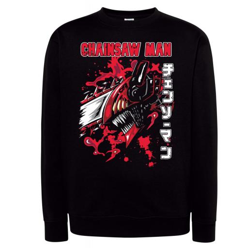 Sudadera Cuello Redondo Chainsaw Man