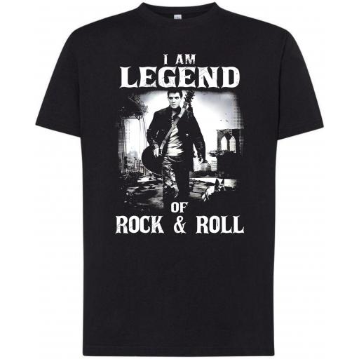 Camiseta 100% algodón _  Elvis I´m Legend Of Rock