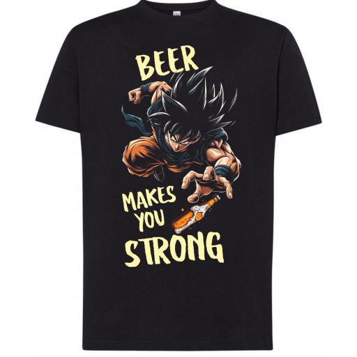 Camiseta Goku Beer -  100% algodón [0]