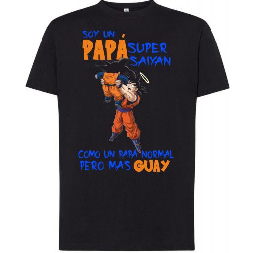 Camiseta Dia Del Padre -  Dragon Ball Papa Sayan