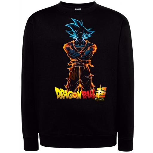 Sudadera Cuello Redondo Goku Dragon Ball Super