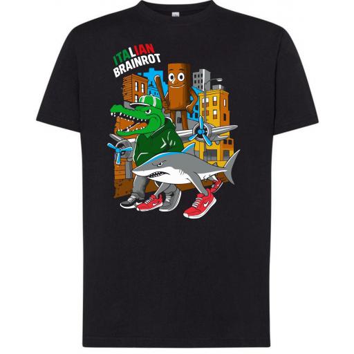 Camiseta 100% algodón _  Italian Brainrot (1423)