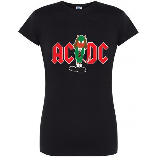 Camiseta de chica entalladda ACDC