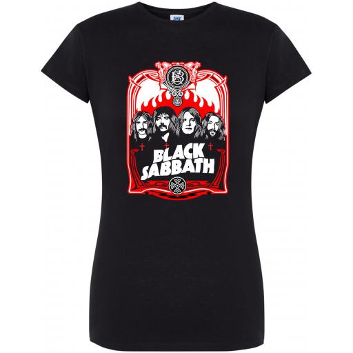Camiseta de chica entallada Black Sabbath