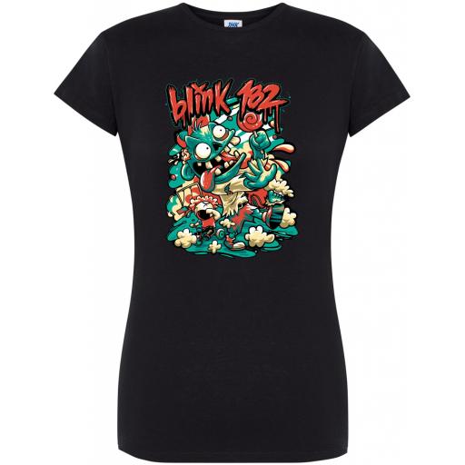 Camiseta de chica entallada Blink 182