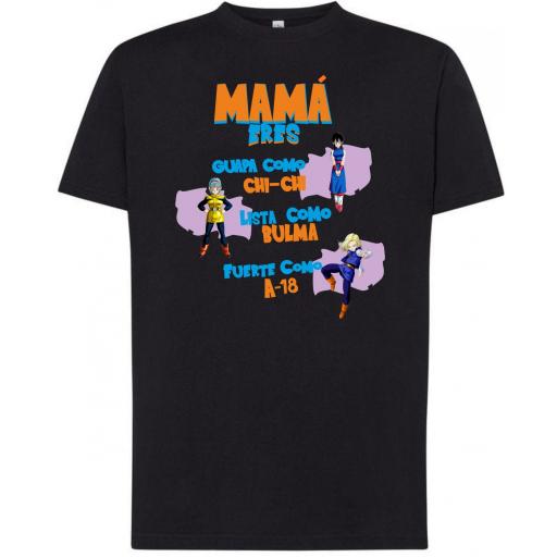 Camiseta Dia de La Madre - Mamá Eres - Dragon Ball [0]