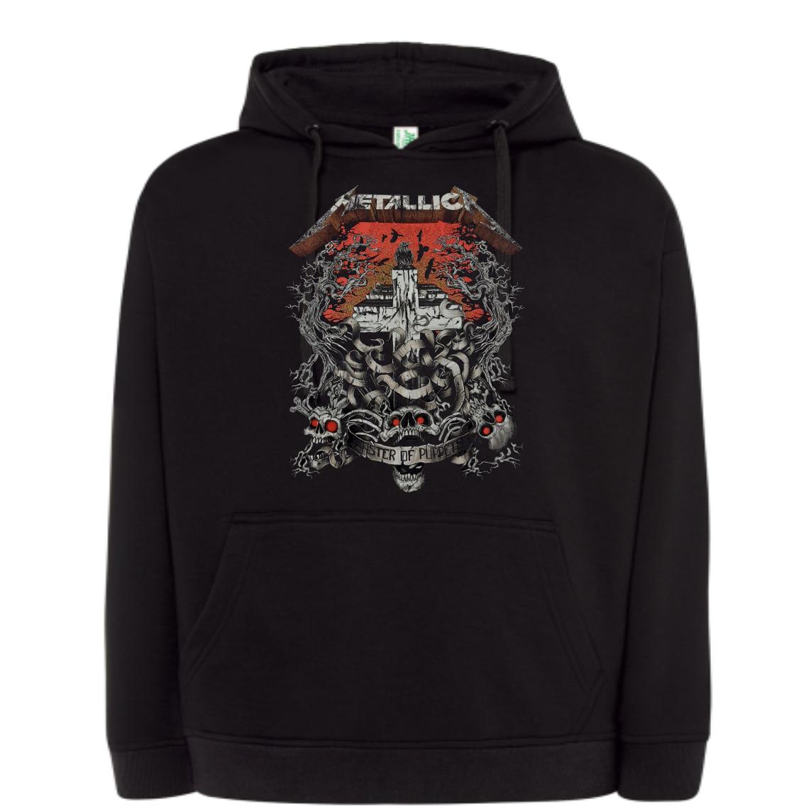 SUDADERA CON CAPUCHA METALLICA # M672