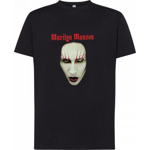 Camiseta Marilyn Manson - Manga corta y larga - 100% algodón