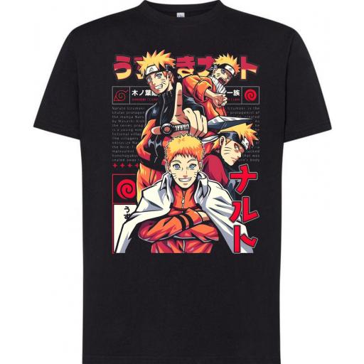 Camiseta NARUTO -  100% algodón