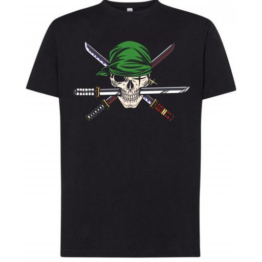 Camiseta One piece Zoro -  100% algodón