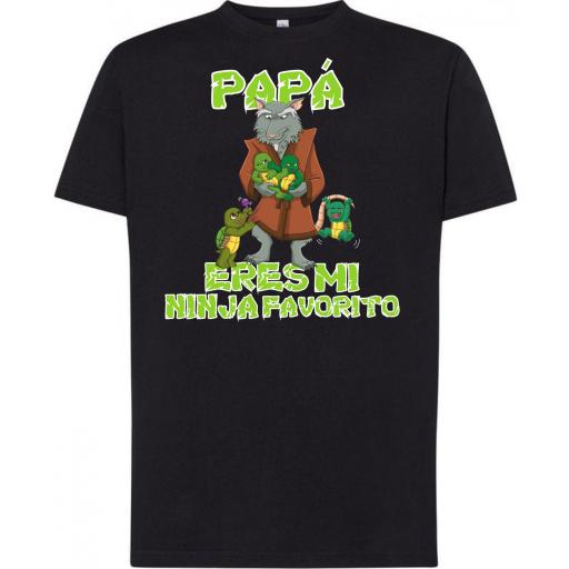 Camiseta Dia Del Padre - Tortugas Ninjas Papá Eres