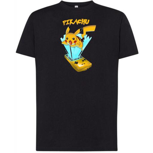 Camiseta Pokemon Pikachu Consola