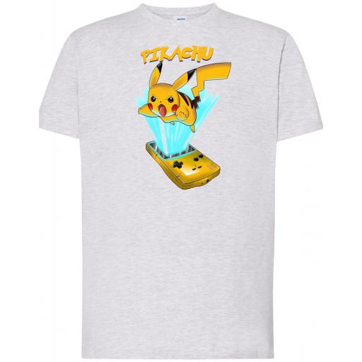 Camiseta Pokemon Pikachu Consola [2]